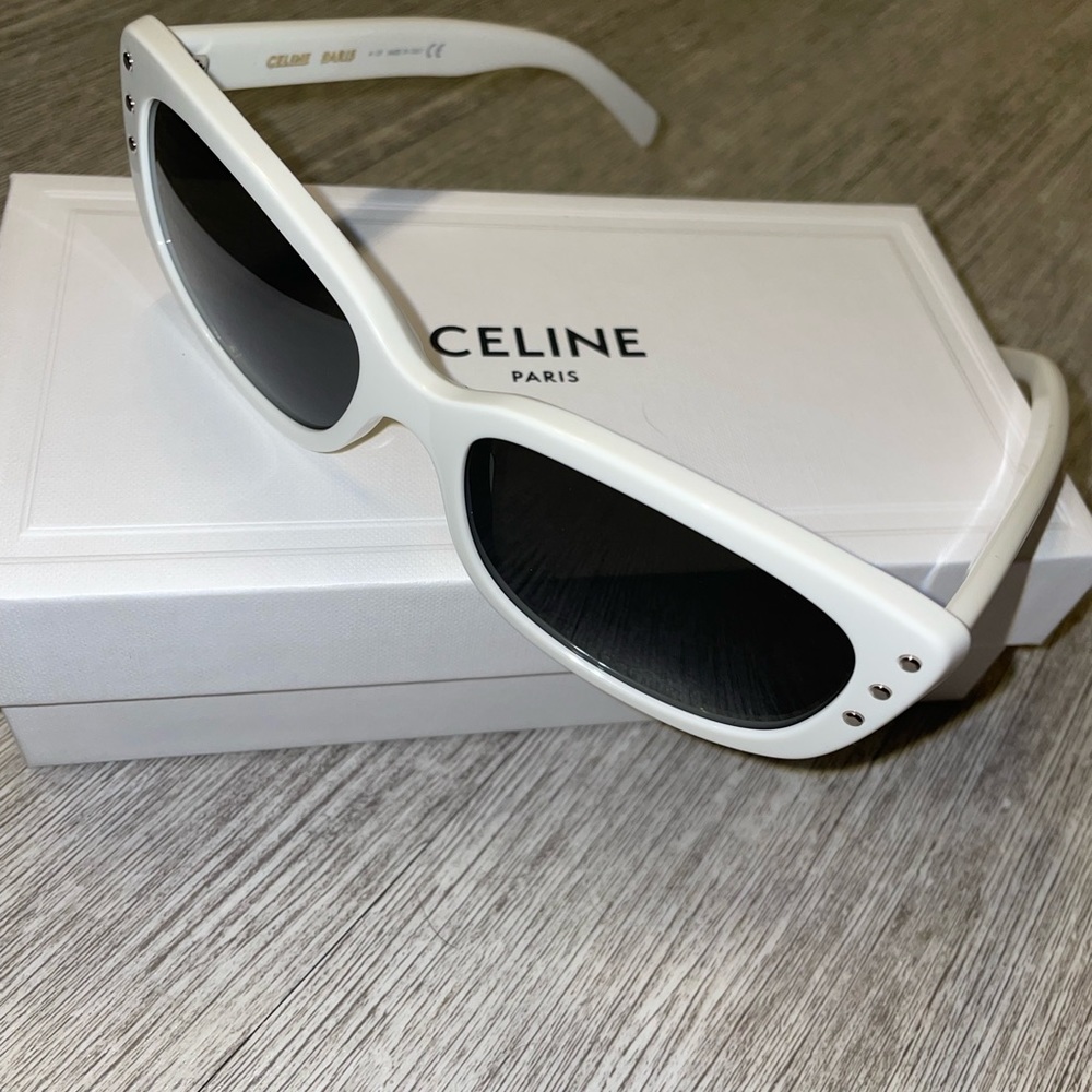 Celine 60mm Rectangular Sunglasses - image 1